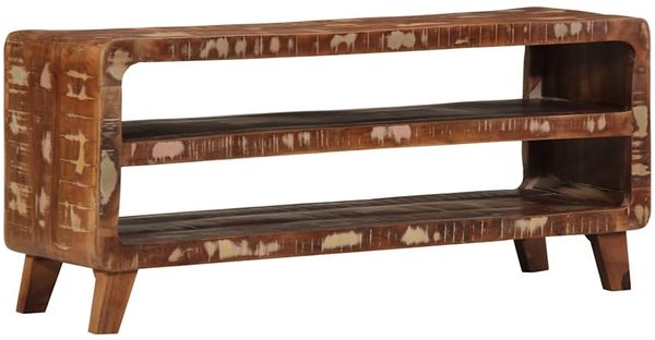 vidaXL TV-Schrank 105x46x32 cm Massivholz Altholz 4104524