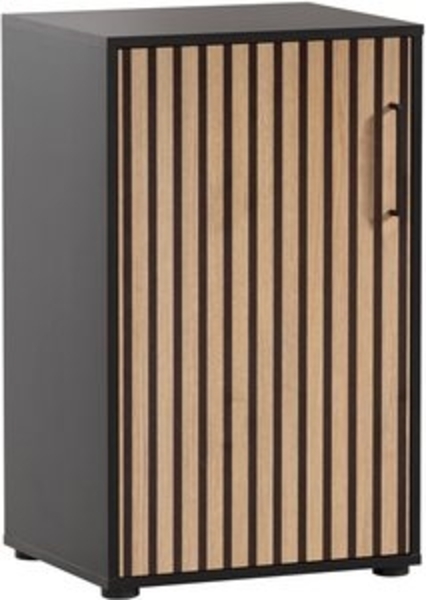 Schildmeyer Aktenschrank Hank, MADE IN GERMANY, Breite 50 cm Tür mit Akustikprint, Metallbeschläge, Softclose-Funktion Bild 6