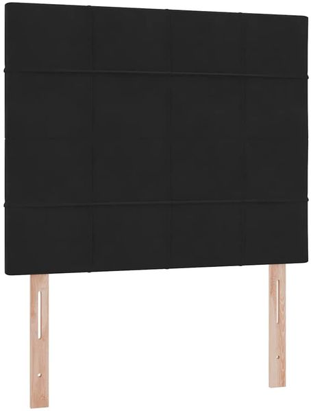 vidaXL Aufbewahrungsbett mit Matratze Schwarz 120 x 200 cm Samt 3372023 Bild 9
