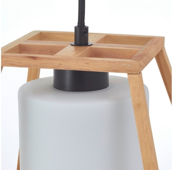 Brilliant AG Leuchten 92844-09 Giseh Pendelleuchte natur schwarz Bild 2