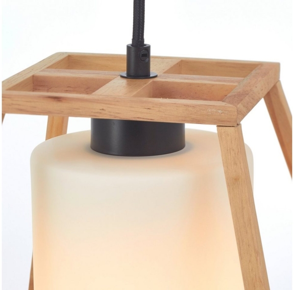 Brilliant AG Leuchten 92844-09 Giseh Pendelleuchte natur schwarz Bild 3