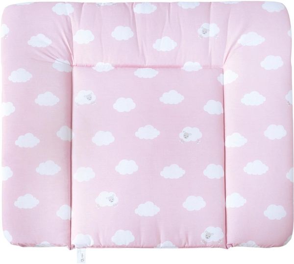 roba Wickelauflage 'Kleine Wolke rosa' 85 x 75 cm - PU beschichtet & 100% phthalatfrei - Rosa