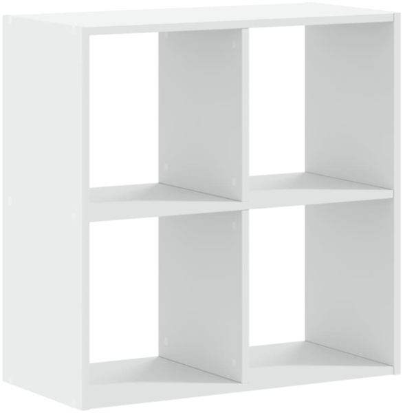 vidaXL Bücherregal Weiß 68,5x32x68,5 cm Holzwerkstoff 852825