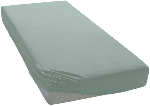 OTTO home Spannbettlaken Cremona, BASIC und PREMIUM Qualität, mit Elasthan, Baumwolle, Jersey (145 g/m), Gummizug: rundum, (1 Stück), Jersey Bettlaken ab Größe 90x200 cm, Strapazierfähig und langlebig