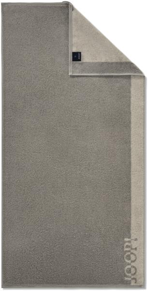 Joop! Duschtuch Badetuch 80x150 Tone doubleface 1689-77 platin grau