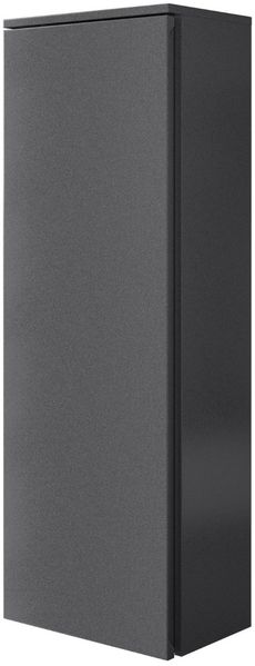 Lanzet Kofferschrank 40,5 cm, Schwarz Glanz, links