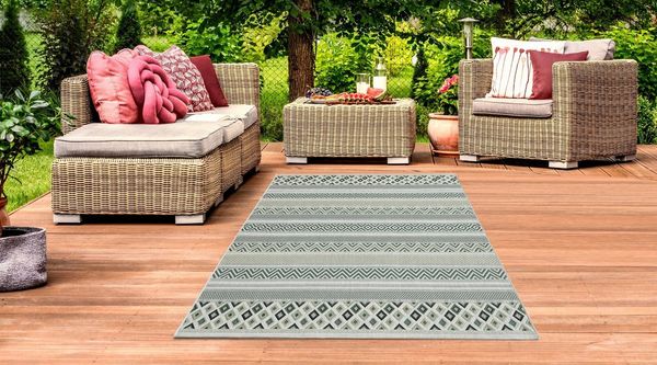 TeppichHome24 Outdoorteppich, rechteckig, Höhe: 5 mm