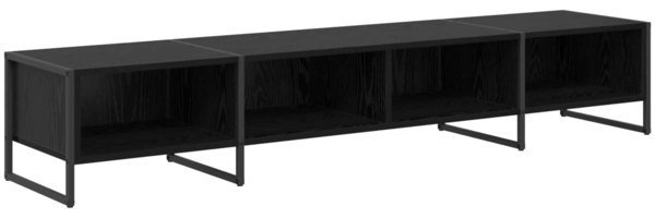 vidaXL TV-Schränk Schwarz Eichen-Optik 170,5 x 36 x 30,5 cm 886516 Bild 1