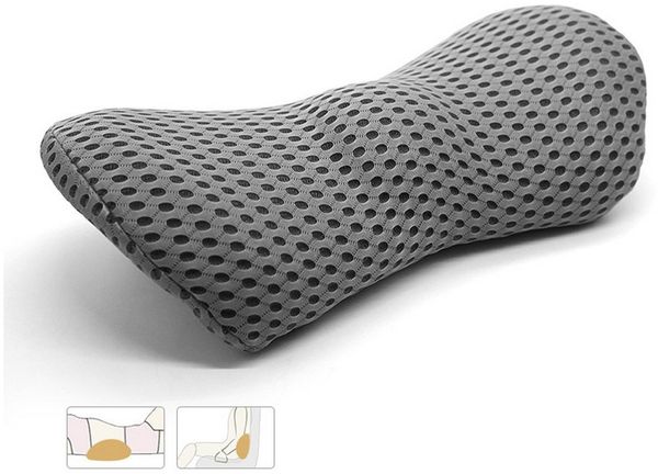 Minicloss Rückenkissen Lendenstützkissen Memory Foam Rückenlehnenstützkissen, 1-tlg, für Bürostuhl und Autositz