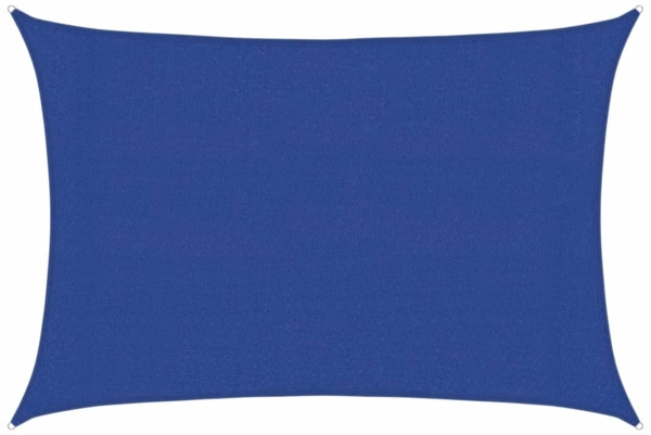 vidaXL Sonnensegel 160 g/m² Rechteckig Blau 3x4,5 m HDPE 311513