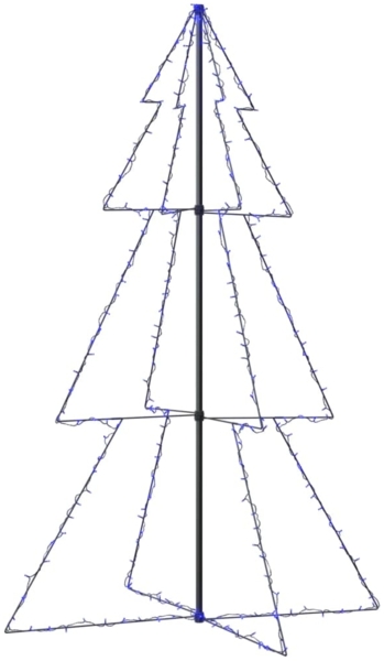 vidaXL Weihnachtsbaum in Kegelform 240 LEDs Indoor Outdoor 118x180 cm 328584