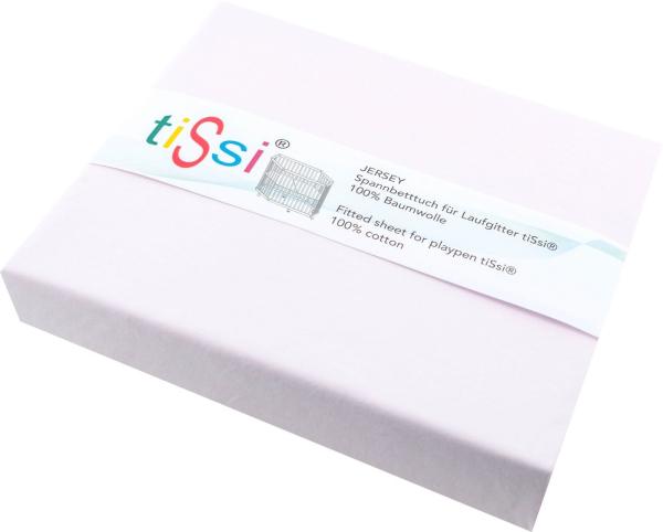 Tissi 6-eckig Spannbetttuch Laufgittermatratze rosa
