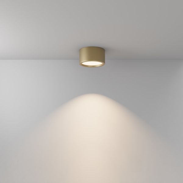 Maytoni Deckenleuchte Hydra gold 18cm 3000K IP44 Bild 3