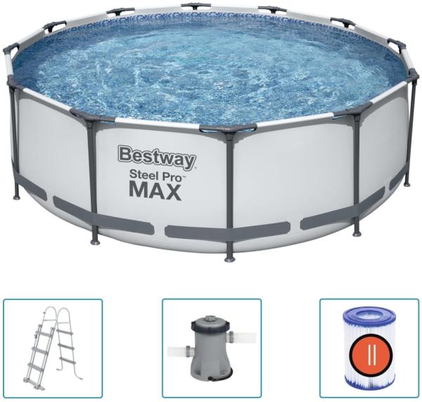 Bestway Steel Pro MAX Swimmingpool-Set 366x100 cm 92848