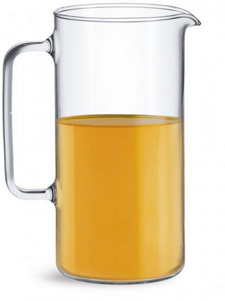 Simax Zylinder Wasser-Glaskaraffe: hitzebeständig, 1 Liter
