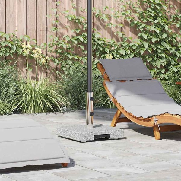 vidaXL Sonnenschirmständer Grau 41 x 41 x 37 cm Granit 42002808