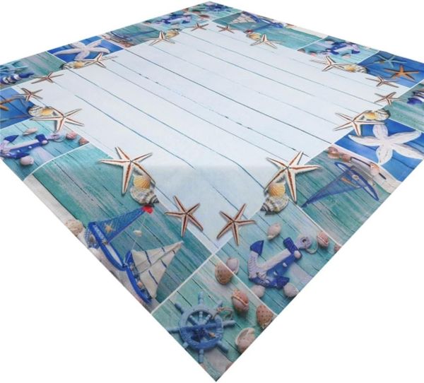 Brilliant Tischdecke Druckdecke / Maritim / Frühling / Mitteldecke / 85x85cm, Motiv