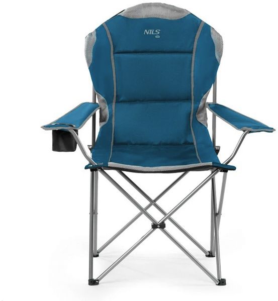 NILS NC3080 Campingstuhl – Klappbarer Outdoor-Stuhl Angelstuhl mit Tragetasche Türkis
