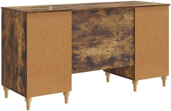 vidaXL Schreibtisch Geräucherte Eiche 142,5 x 50 x 75 cm Holzwerkstoff 3414581 Bild 7