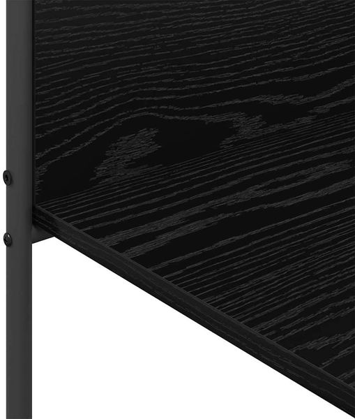 vidaXL Kleiderständer Schwarz 120 x 44 x 160 cm Holzwerkstoff 868445 Bild 8