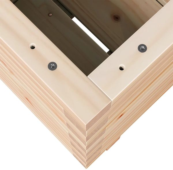 vidaXL Pflanzkübel 40x40x49,5 cm Massivholz Kiefer 3282509 Bild 8