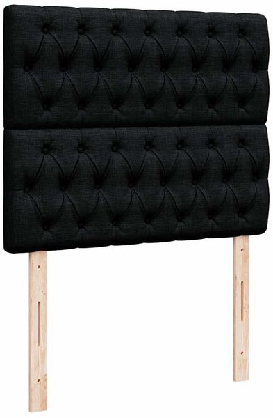 vidaXL Ottoman-Bett mit Matratze Schwarz 120x200 cm Stoff 3313232 Bild 9