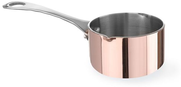 HENDI Miniatur-Kasserolle mit Ausgießer, 0,16L, ⌀75x(H)40mm