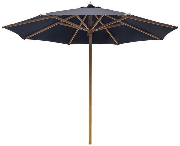 House Nordic Sonnenschirm Austin Sonnenschirm Ø300cm Kippfunktion schwarz.