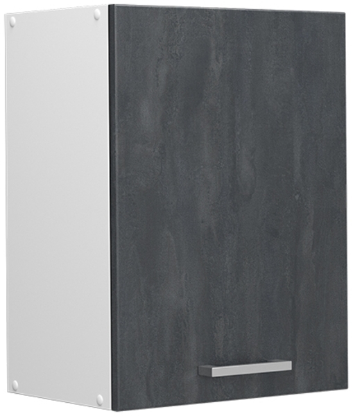 Vicco Hängeschrank R-Line Schwarz Beton Weiß 45 cm