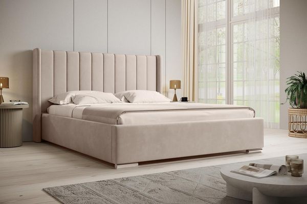 Compleo Polsterbett mit Bettkasten und Lattenrost PALMA (Viele Varianten zur Auswahl – wählen Sie Größe und Farbe), modern Bett