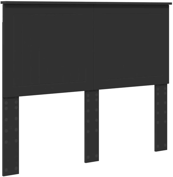 vidaXL Bettrahmen Schwarz 120 x 200 cm Massives Kiefernholz 3411029 Bild 6