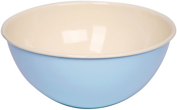 Riess Obstschüssel Emaille Salatschüssel | 30cm Blau
