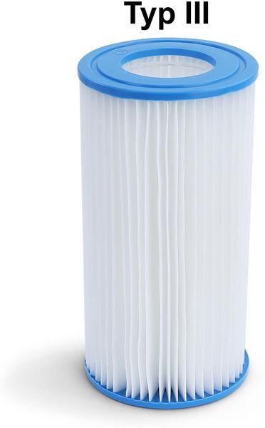 Filterkartusche 10,6x20,3cm GR. III Ersatzfilter Filterpatrone für Bestway Intex