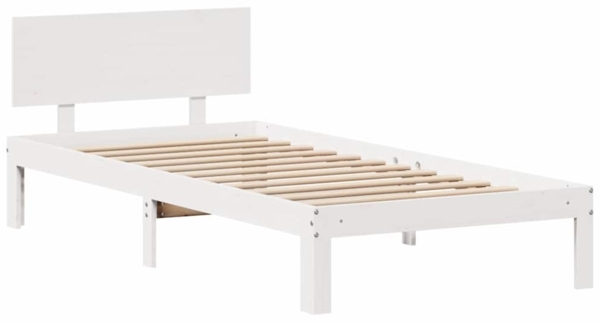 vidaXL Massivholzbett mit Schubladen Weiß 90x190 cm Kiefer 3301971 Bild 6