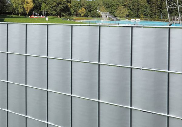 Garden 'N' More Standard Weich PVC-Folie auf Rolle, Für den Zuschnitt, Länge 20,5 m, Streifenhöhe 0,19 m, Silber