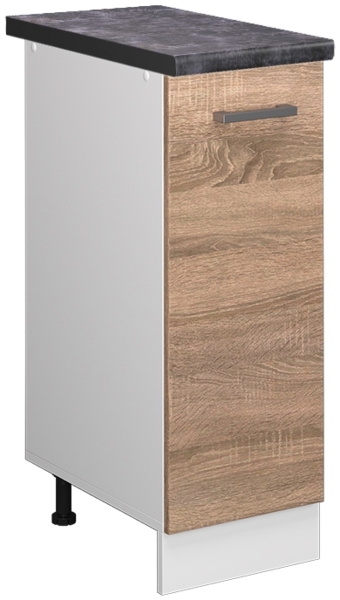 Apothekerschrank R-Line Sonoma 30 cm , AP Anthrazit Vicco