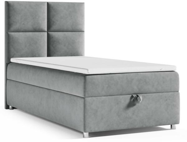 Best for Home Boxspringbett mit Bettkasten Trinity K-2 SINGLE Bonellfederkern inkl. 7 cm Topper (70x200 80x200 90x200 100x200 cm), verschiedene Liefermöglichkeiten, TOP Preis-Leistungs-Verhältnis