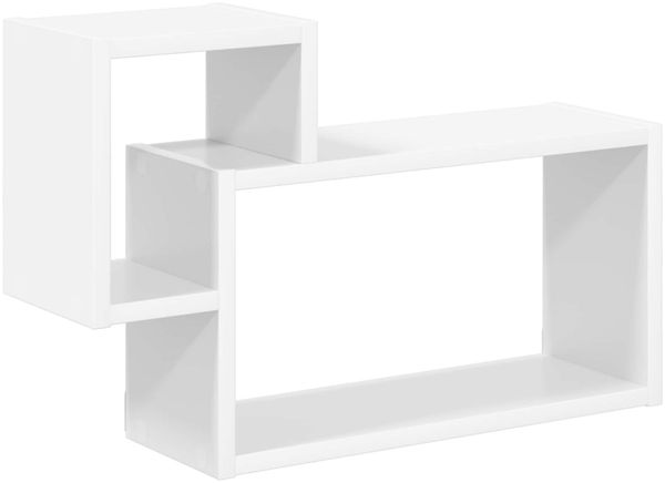vidaXL Wandregal Wandhalterung Weiß 55 x 15 x 35 cm Holzwerkstoff 8012108