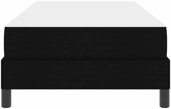 vidaXL Boxspringbett mit Matratze Schwarz 90 x 190 cm Stoff 3398453 Bild 5