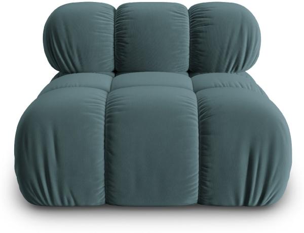 Micadoni Armloses Modul Bellis Samtstoff Riviera Petrol