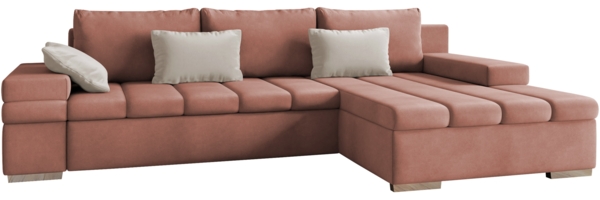 Ecksofa Bangkok (Farbe: Uttario Velvet 2955 + Uttario Velvet 2979, Seite: Rechts)
