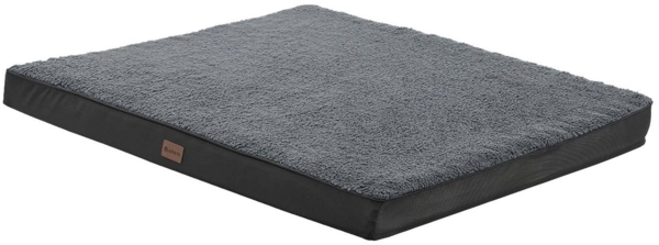 Juskys 'Milow' Hundebett orthopädisch - Hundekissen flauschig & stabil - Bezug abnehmbar & waschbar – Hundematte für kleine Hunde – Grau, 76x51 cm