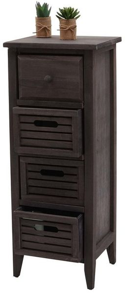 MCW Kommode T18, Großer Stauraum, Mit Fußbodenschoner, Aus massivem Paulowniaholz