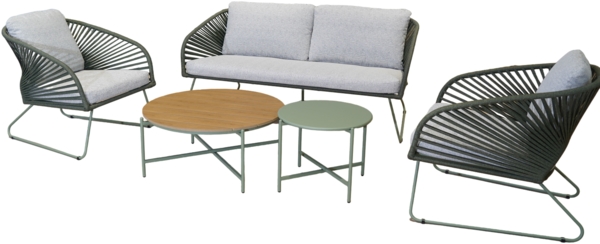 Lounge-Set PEACOCK (LBH 163x83x58 cm)