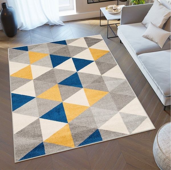 Tapiso Kinderteppich LAZUR, rechteckig, Höhe: 9 mm, Kurzflor, modern Design