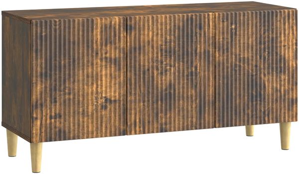vidaXL TV-Schränk Geräucherte Eiche 99 x 34,5 x 50 cm Holzwerkstoff 894720