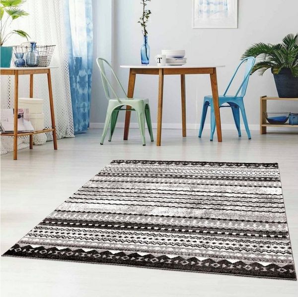 Carpet City Teppich Moda 1136, rechteckig, Höhe: 11 mm, Läufer, Kurzflor, Wohnzimmer