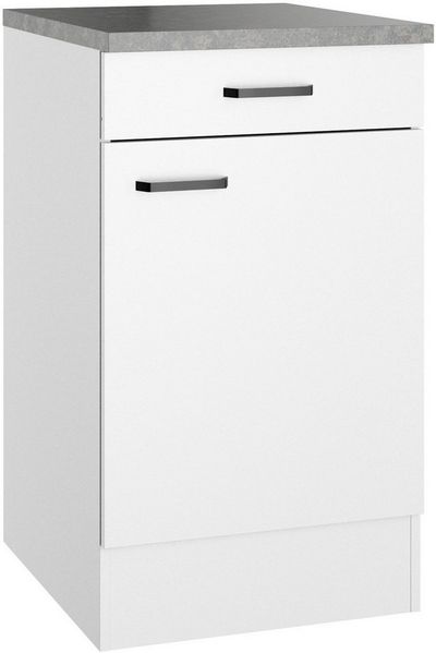 OPTIFIT Unterschrank OPTImulti Breite 50 cm, Tiefe 60 cm, mit 1 Tür, 1 Schubkasten, 1 Einlegeboden