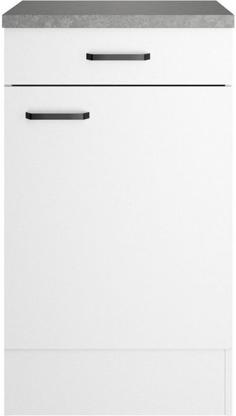 OPTIFIT Unterschrank OPTImulti Breite 50 cm, Tiefe 60 cm, mit 1 Tür, 1 Schubkasten, 1 Einlegeboden