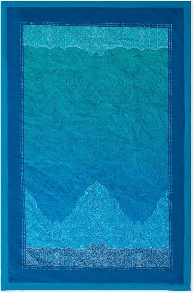 Bassetti Granfoulard Plaid Decke Wohndecke Dolceacqua B1 blau 135x190